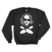 Big Lebowski The Dude and Bowling Pins Fleece Sweater